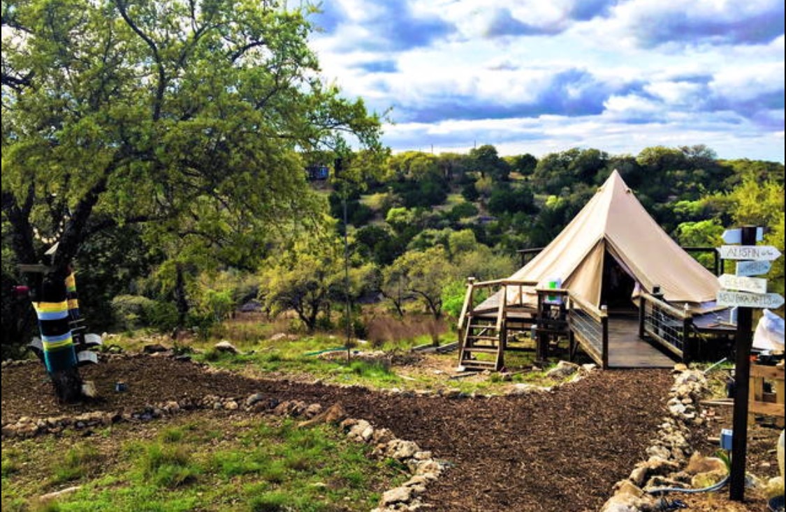 fruit or fruit juice Glamping Texas Bell The  Glamping.com